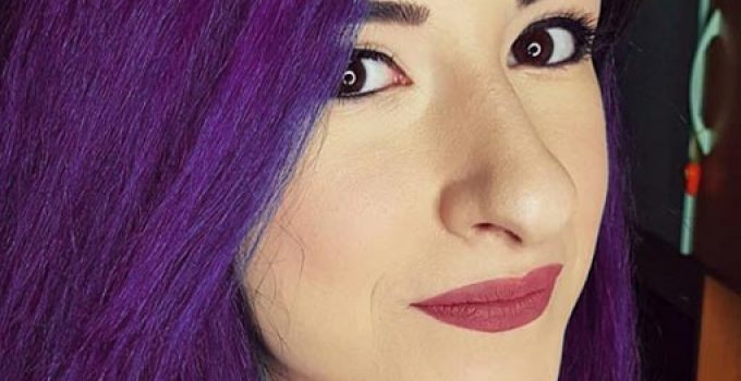 dying hair purple without bleach