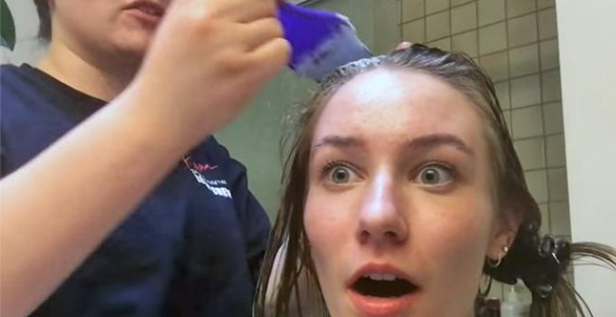 with 40 volume developer