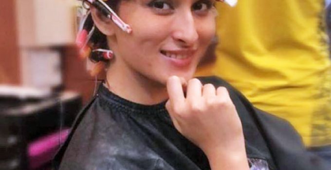 curly perm on bleached hair