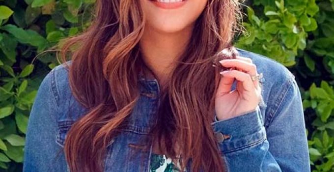 light highlights on dark hair