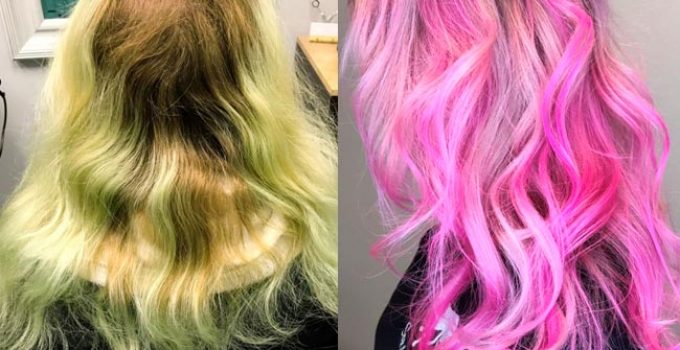 first remove the dye