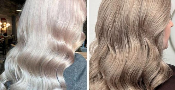 pearl blonde and ash blonde