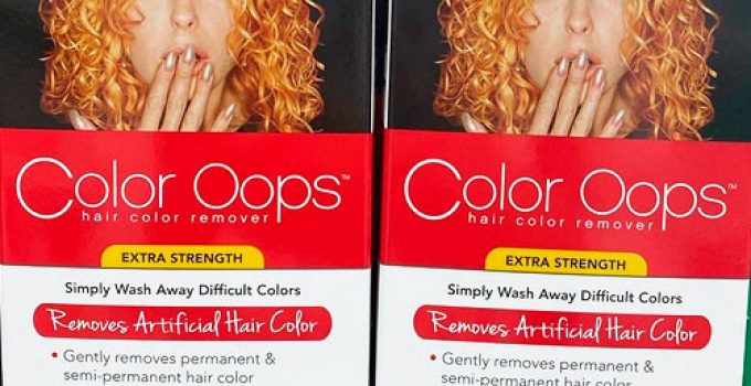 remove artificial color from hair