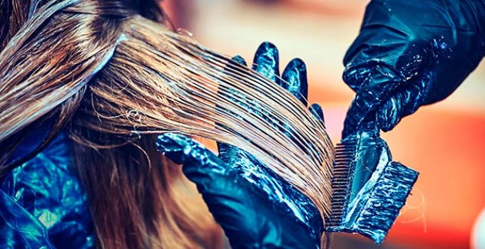 coloring over uneven hair to match it