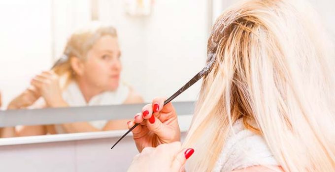 cover ombre with dye at home