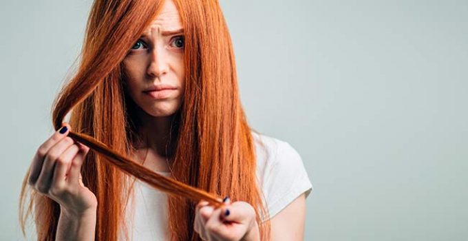 orange hair after bleaching