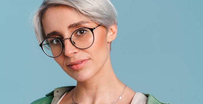 silver hair color fades to platinum blonde