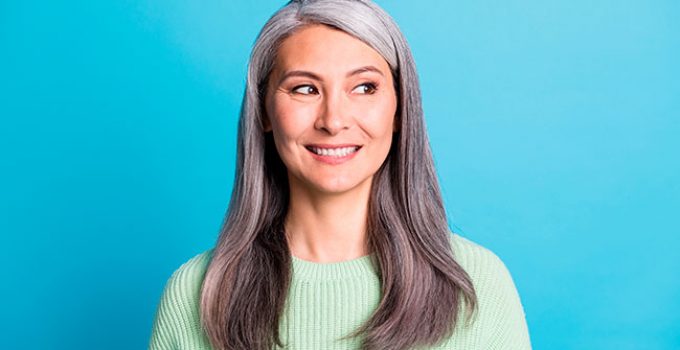 even out gray hair color