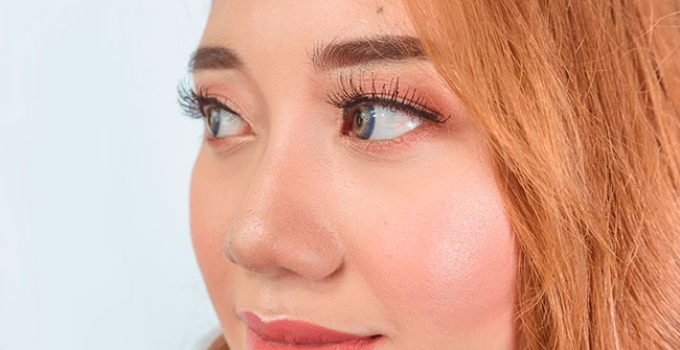 copper hair fades to pale orange